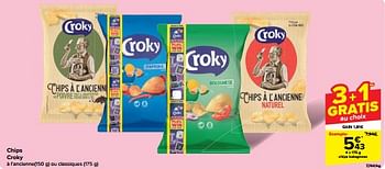 Promotions Chips bolognese - Croky - Valide de 15/05/2024 à 27/05/2024 chez Carrefour