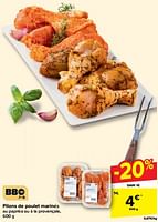Promotions Pilons de poulet marinés - Produit maison - Carrefour  - Valide de 15/05/2024 à 27/05/2024 chez Carrefour