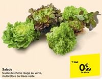 Promotions Salade - Produit maison - Carrefour  - Valide de 15/05/2024 à 27/05/2024 chez Carrefour