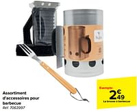 Promotions Assortiment d’accessoires pour barbecue - Produit maison - Carrefour  - Valide de 15/05/2024 à 27/05/2024 chez Carrefour