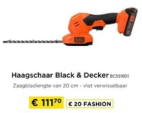 Haagschaar black + decker bcss18d1-Black & Decker