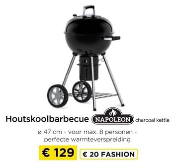 Promoties Houtskoolbarbecue napoleon charcoal kettle - Napoleon - Geldig van 09/05/2024 tot 20/05/2024 bij Molecule