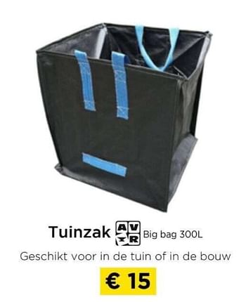 Promoties Tuinzak big bag - AVR - Geldig van 09/05/2024 tot 20/05/2024 bij Molecule