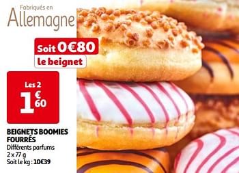 Promotions Beignets boomies fourrés - Produit Maison - Auchan Ronq - Valide de 14/05/2024 à 21/05/2024 chez Auchan Ronq