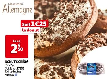 Promotions Donut`s oréo - Produit Maison - Auchan Ronq - Valide de 14/05/2024 à 21/05/2024 chez Auchan Ronq