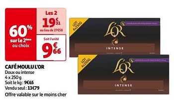 Promotions Café moulu l`or - Douwe Egberts - Valide de 14/05/2024 à 21/05/2024 chez Auchan Ronq