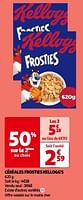 Promotions Céréales frosties kellogg`s - Kellogg's - Valide de 14/05/2024 à 21/05/2024 chez Auchan Ronq