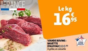 Promoties Viande bovine bavette d`aloyau - Huismerk - Auchan - Geldig van 14/05/2024 tot 21/05/2024 bij Auchan