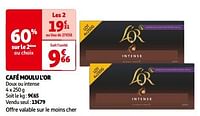 Promoties Café moulu l`or - Douwe Egberts - Geldig van 14/05/2024 tot 21/05/2024 bij Auchan