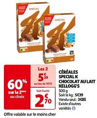 Céréales special k chocolat au lait kellogg`s-Kellogg