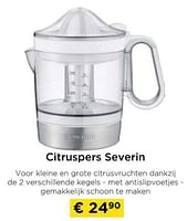 Promoties Citruspers severin - Severin - Geldig van 09/05/2024 tot 20/05/2024 bij Molecule