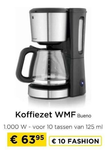 Promoties Koffiezet wmf bueno - WMF - Geldig van 09/05/2024 tot 20/05/2024 bij Molecule