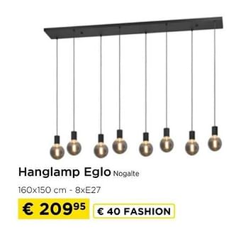 Promoties Hanglamp eglo nogalte - Eglo - Geldig van 09/05/2024 tot 20/05/2024 bij Molecule