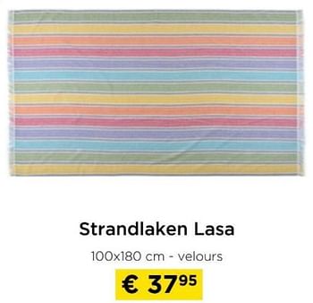 Promoties Strandlaken lasa - Huismerk - Molecule - Geldig van 09/05/2024 tot 20/05/2024 bij Molecule