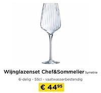 Wijnglazenset chef+sommelier symetrie-Chef & Sommelier
