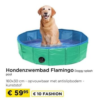 Promoties Hondenzwembad flamingo doggy splash pool - Flamingo - Geldig van 09/05/2024 tot 20/05/2024 bij Molecule