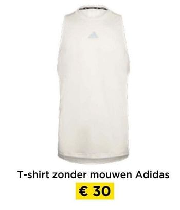 Promoties T shirt zonder mouwen adidas - Adidas - Geldig van 09/05/2024 tot 20/05/2024 bij Molecule