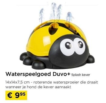 Promoties Waterspeelgoed duvo+splash kever - Duvoplus - Geldig van 09/05/2024 tot 20/05/2024 bij Molecule