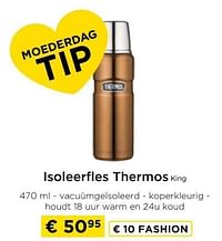 Lsoleerfles thermos king-Thermos