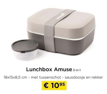 Promoties Lunchbox amuse 3 in 1 - Amuse - Geldig van 09/05/2024 tot 20/05/2024 bij Molecule