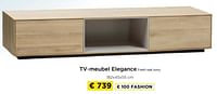 Tv meubel elegance fresh oak ivory-Huismerk - Molecule