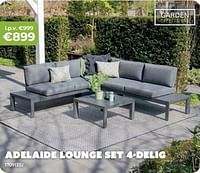 Adelaide lounge set 4 delig-Garden Impressions