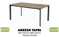 Promoties Arezzo tafel - Lesli Living - Geldig van 20/05/2024 tot 30/06/2024 bij Europoint