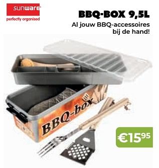 Promoties Bbq box al jouw bbq accessoires - Sunware - Geldig van 20/05/2024 tot 30/06/2024 bij Europoint