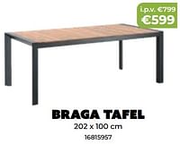Promoties Braga tafel - Huismerk - Europoint - Geldig van 20/05/2024 tot 30/06/2024 bij Europoint