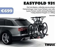 Promoties Easyfold 931 - Thule - Geldig van 20/05/2024 tot 30/06/2024 bij Europoint