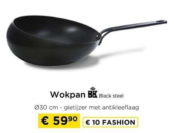 Promoties Wokpan bk black steel - BK - Geldig van 09/05/2024 tot 20/05/2024 bij Molecule