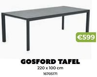 Gosford tafel-Huismerk - Europoint