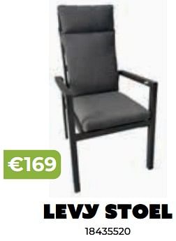 Promoties Levy stoel - Huismerk - Europoint - Geldig van 20/05/2024 tot 30/06/2024 bij Europoint