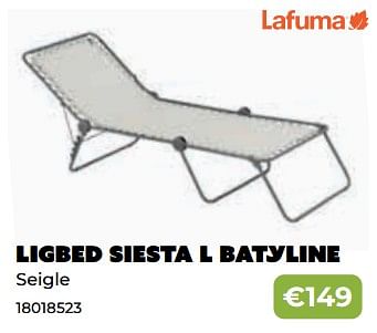 Promoties Ligbed siesta l batyline - Lafuma - Geldig van 20/05/2024 tot 30/06/2024 bij Europoint