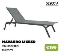 Navarro ligbed-Gescova Outdoor Living