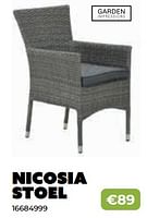 Promoties Nicosia stoel - Garden Impressions - Geldig van 20/05/2024 tot 30/06/2024 bij Europoint