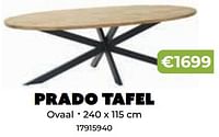 Prado tafel-Huismerk - Europoint