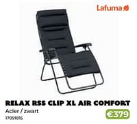 Promoties Relax rss clip xl air comfort - Lafuma - Geldig van 20/05/2024 tot 30/06/2024 bij Europoint