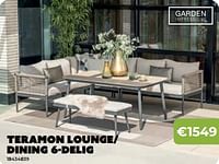 Promoties Teramon lounge dining 6 delig - Garden Impressions - Geldig van 20/05/2024 tot 30/06/2024 bij Europoint
