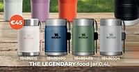 Promoties The legendary food jar - Stanley - Geldig van 20/05/2024 tot 30/06/2024 bij Europoint