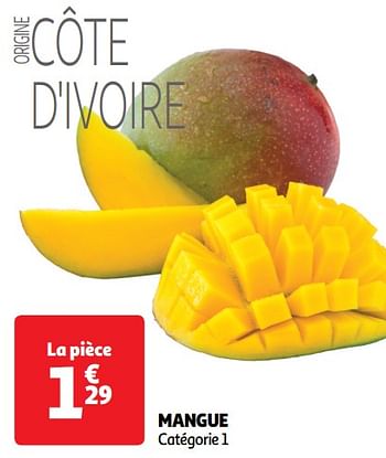 Promotions Mangue - Produit Maison - Auchan Ronq - Valide de 14/05/2024 à 19/05/2024 chez Auchan Ronq