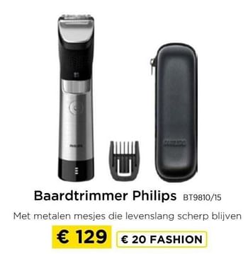 Promoties Baardtrimmer philips bt9810-15 - Philips - Geldig van 09/05/2024 tot 20/05/2024 bij Molecule