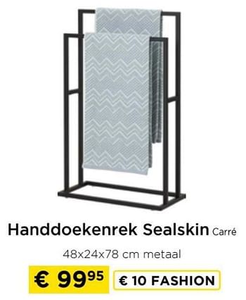 Promoties Handdoekenrek sealskin carré - Sealskin - Geldig van 09/05/2024 tot 20/05/2024 bij Molecule