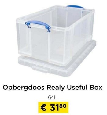 Promoties Opbergdoos realy useful box - Really Useful Box - Geldig van 09/05/2024 tot 20/05/2024 bij Molecule