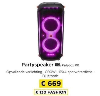 Promoties Partyspeaker jbl partybox 710 - JBL - Geldig van 09/05/2024 tot 20/05/2024 bij Molecule