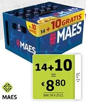 Promoties Maes - Maes - Geldig van 10/05/2024 tot 23/05/2024 bij BelBev