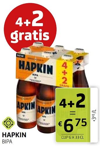 Promoties Hapkin bipa - Hapkin - Geldig van 10/05/2024 tot 23/05/2024 bij BelBev