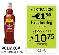 Poliakov red vodka-poliakov