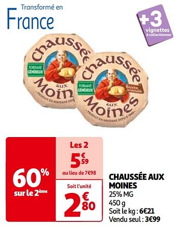 Promoties Chaussée aux moines - Chaussée aux moines - Geldig van 14/05/2024 tot 21/05/2024 bij Auchan