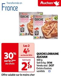 Quiche lorraine auchan-Huismerk - Auchan